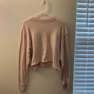 brandy melville cropped crew neck